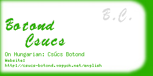 botond csucs business card